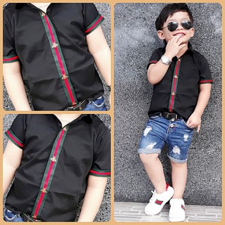 Combo 8 áo sơ mi cho bé trai cực đẹp