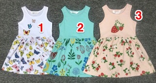 Đầm thun bé gái H&M, size 2-10 tuổi