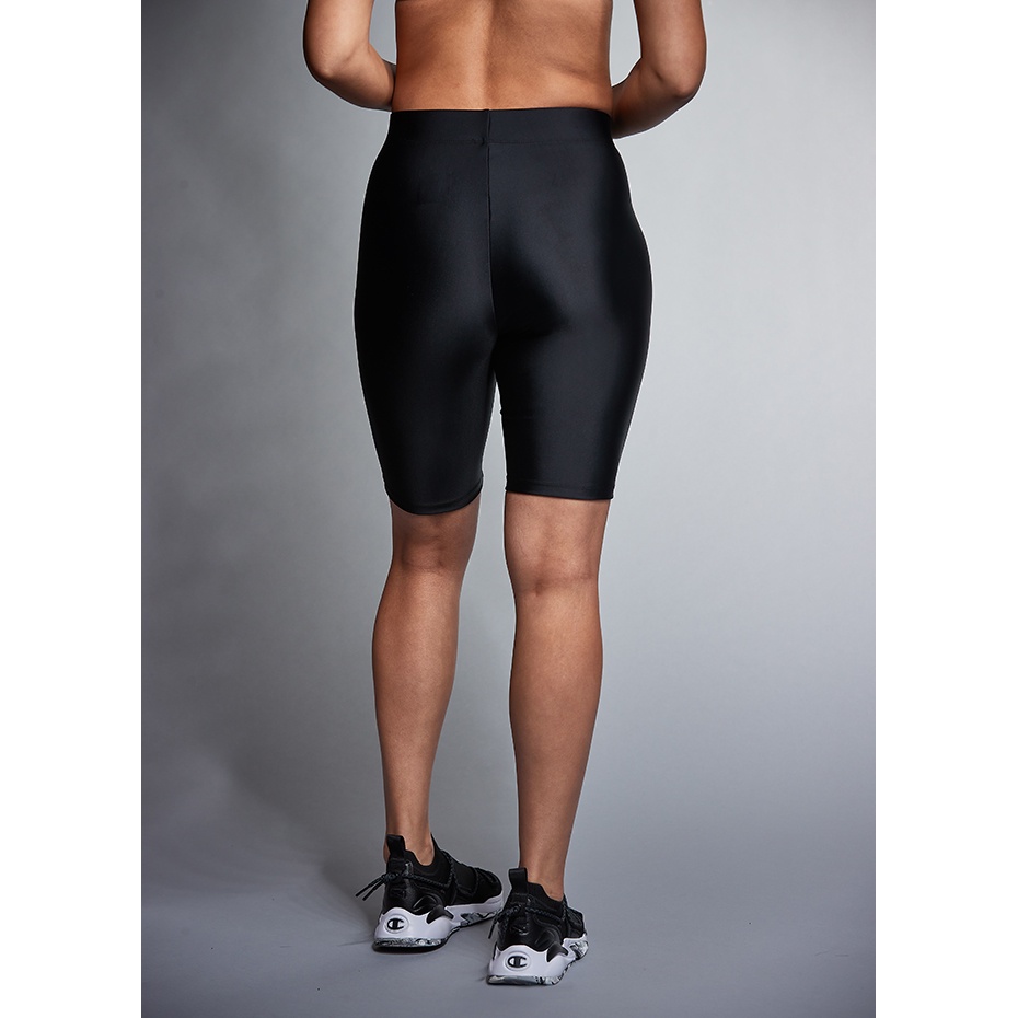Quần Thể Thao Champion x Muhammad Ali TM Women's High Waist Bike Shorts Màu Đen CMPML5485003