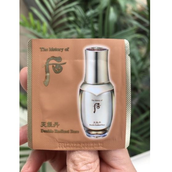 Gói kem lót tái sinh cao cấp Whoo Double Radiant Base