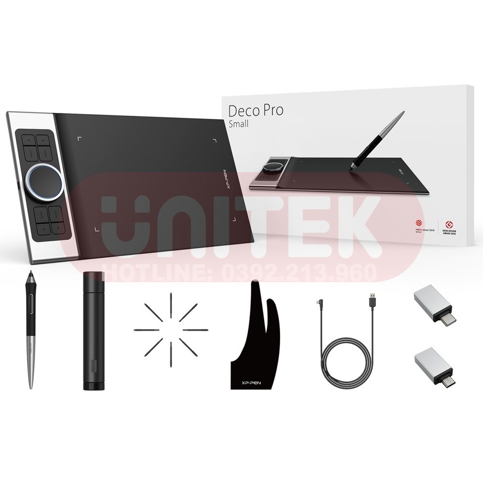 Bảng Vẽ Điện Tử XP-PEN DECO PRO SMALL 9X5INCH 8192 Lực Nhấn: dùng cho Thiết Bị Di Động ANDROID +