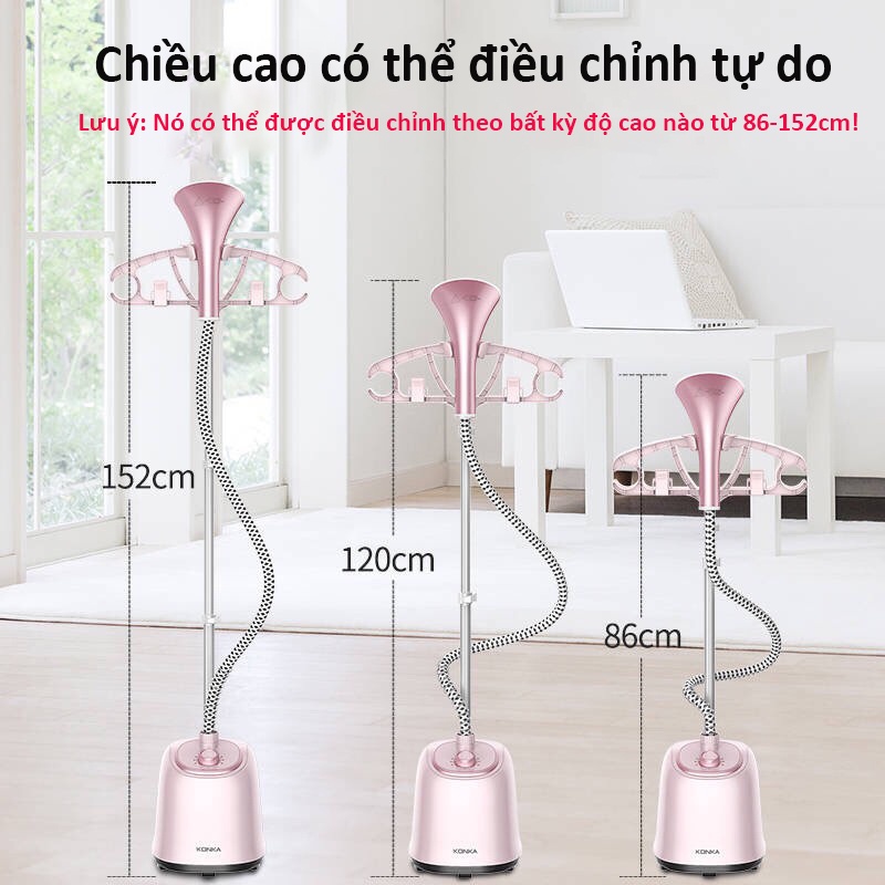 Bàn ủi hơi nước cây đứng Konka KZ-GT17 công suất 1800W phù hợp với mọi loại vải , nhiệt độ lên đến 98 độ C, an toàn, đẹp