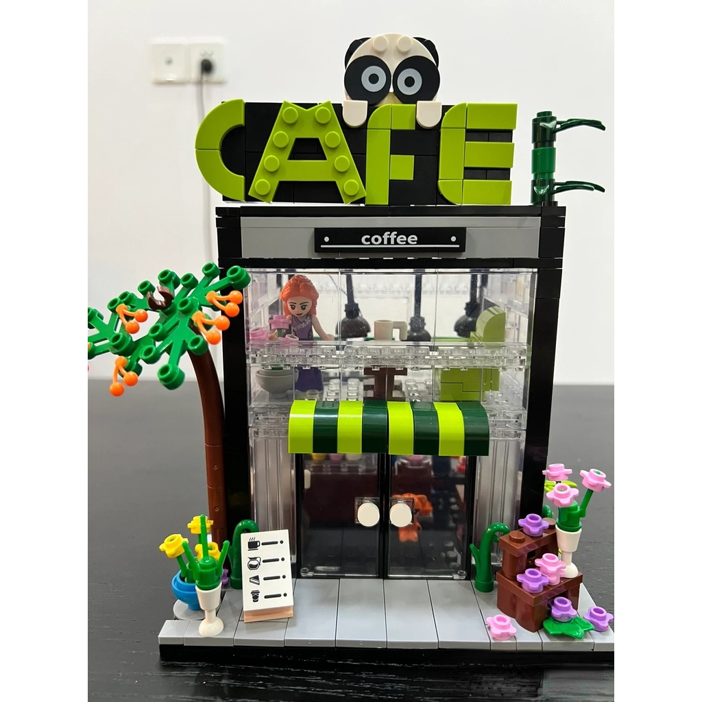 Bộ Đồ Chơi Xếp Hình Quán Cà Phê 589 Mảnh Giáo Dục Cho Bé