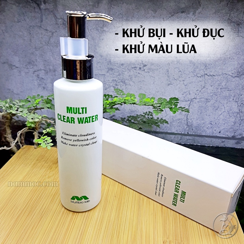 Multibio Lab - Multi Clear Water Ver.3 || Chế phẩm KHỬ MÀU LŨA - KHỬ BỤI - KHỬ ĐỤC làm trong nước nhanh chóng