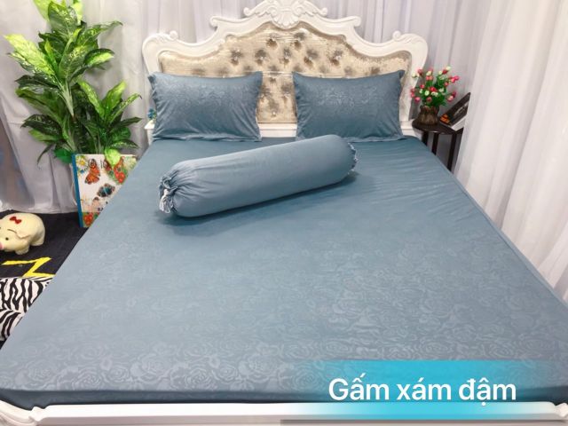 Bộ Drap Thun Gấm Hàn Quốc Cao Cấp  Có Sẵn 40 MÀU. LẤY MÃ GIẢM GIÁ SHOP ĐỂ ĐƯỢC MIỄN PHÍ VẬN CHUYỂN