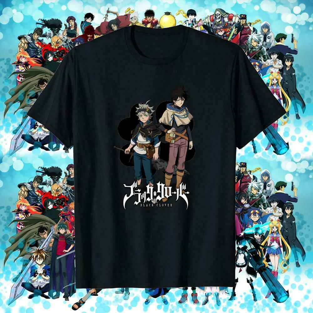 Áo thun cổ điển Yuno Asta Black Clover Kingdom Of Clover Anime