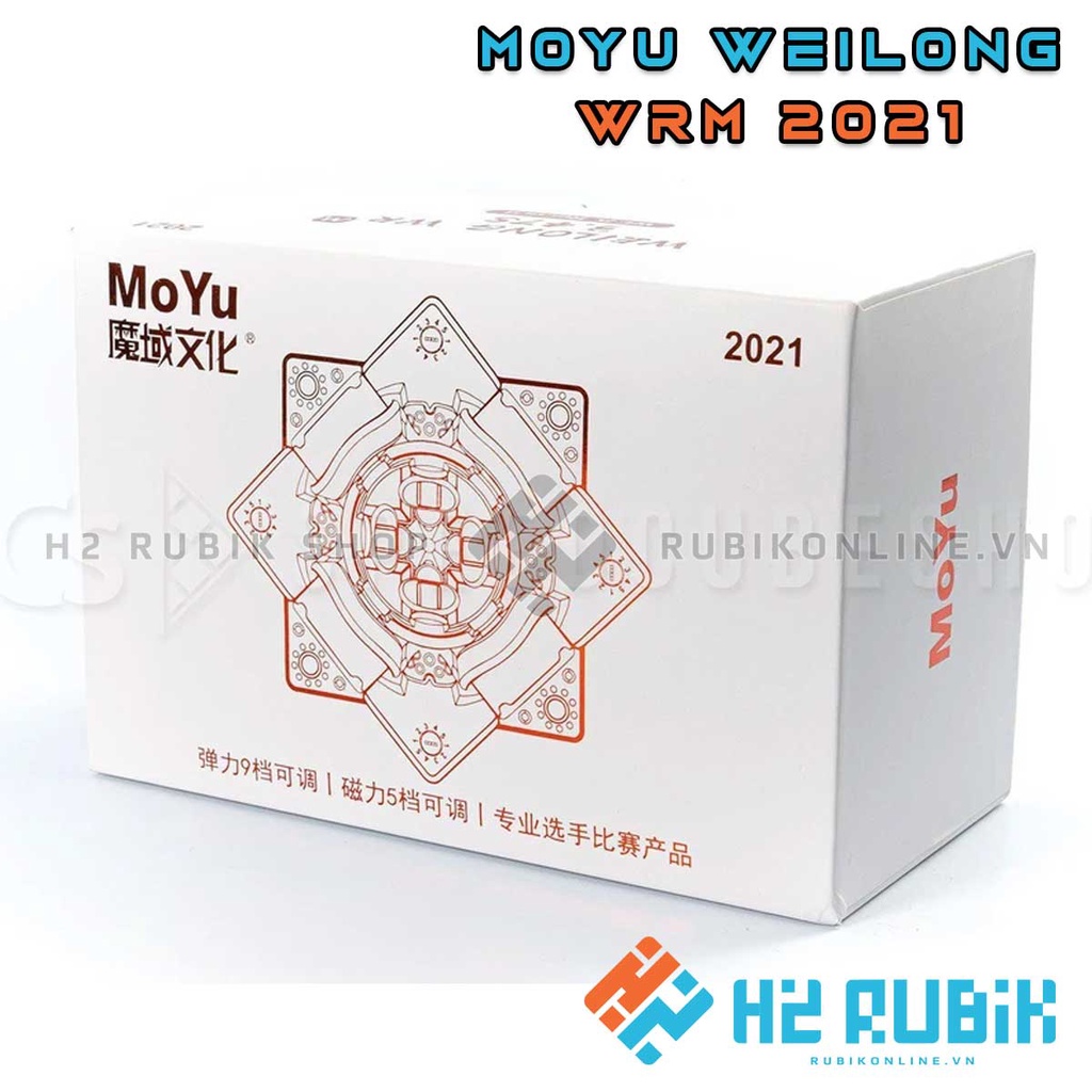Đồ chơi Rubik 3x3 MoYu Weilong WRM 2021 có nam châm tùy chỉnh cao cấp - H2 Rubik Shop