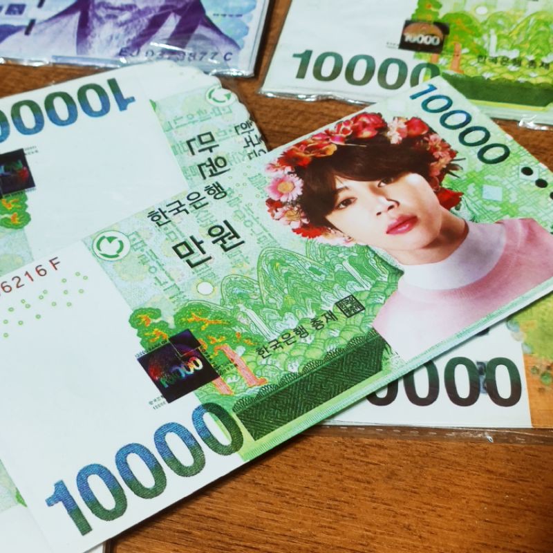 Set 6 Bao lì xì tiền Hàn Quốc, EURO