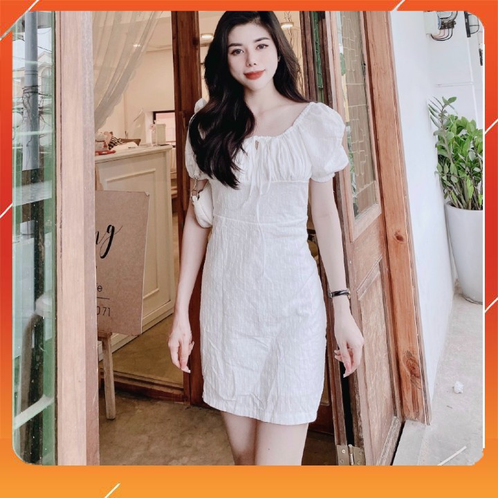 Váy nữ body chất xô thêu dày dặn / váy nữ đi chơi, đi tiệc. | BigBuy360 - bigbuy360.vn