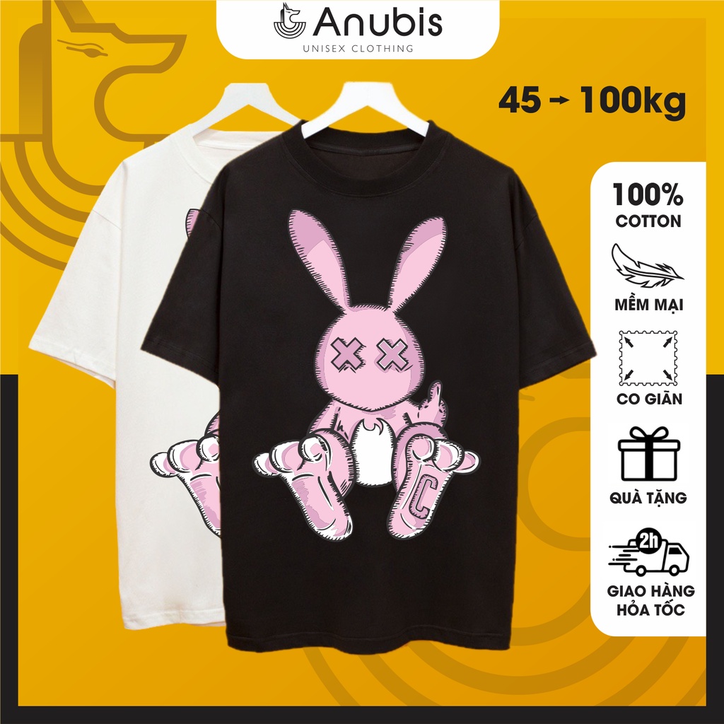 Áo Thun Unisex Thỏ Hồng Cute Anubis Store