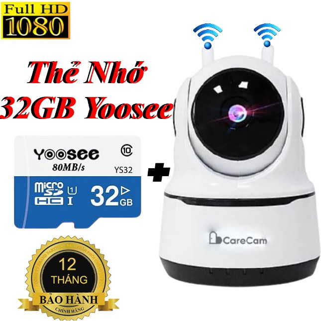 Camera wifi 360 độ Care Cam PAF-200 Mpx full HD1080 + đàm thoại 2 chiều, kết nối Smart Home