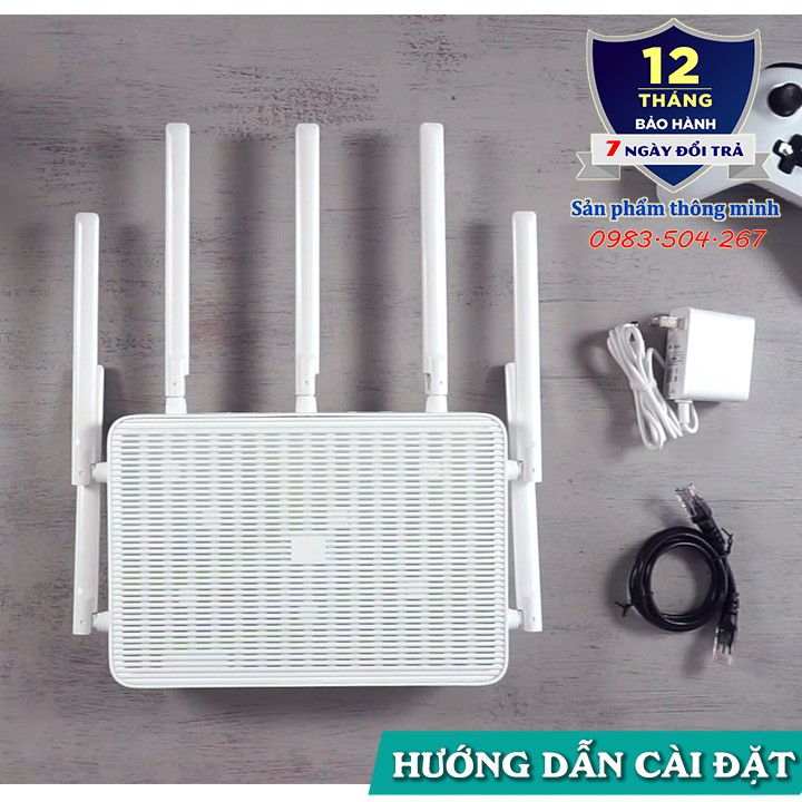 Router Wifi Xiaomi AC2350 AIoT hỗ trợ 128 thiết bị - 2 băng tần 2,4GHz và 5GHz | BigBuy360 - bigbuy360.vn