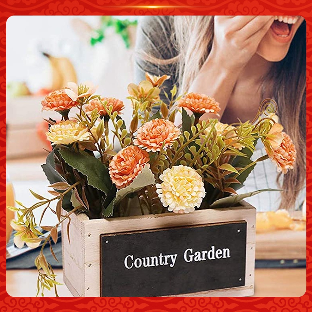 (Bất Ngờ) Hoa Tử Đinh Hương Tự Nhiên Không Phai Màu Giả Lụa Đẹp Mắt Trang Trí Phòng Khách