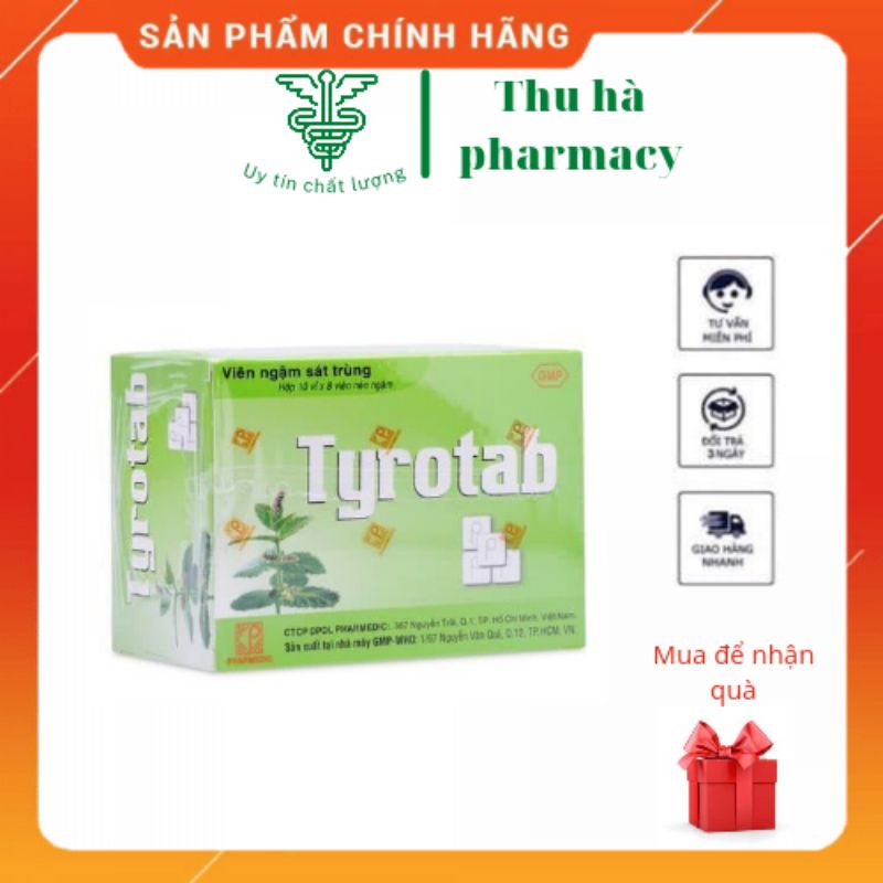 Kẹo ngậm thông cổ Tyrotab