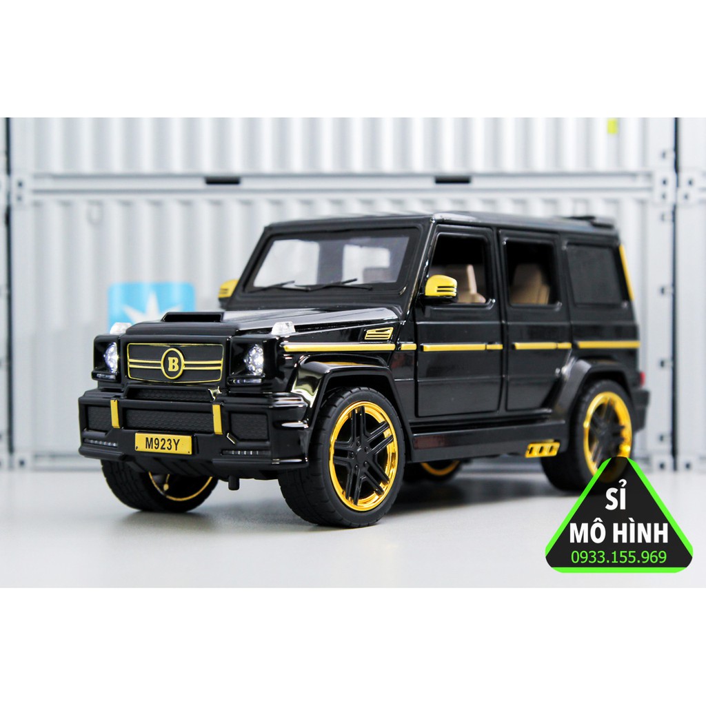 [ Sỉ Mô Hình ] Mô hình xe SUV Mercedes G65 Brabus mở hết cửa tuyệt đẹp 1:24