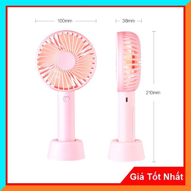 Quạt Tích Điện Mini Cầm Tay 3 Chế Độ Gió ST09