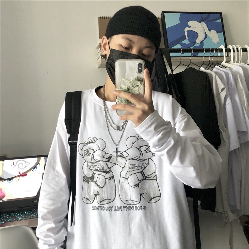 Áo thun tay dài form rộng NEKO.SG, Áo thun Streetwear SWT10 | BigBuy360 - bigbuy360.vn