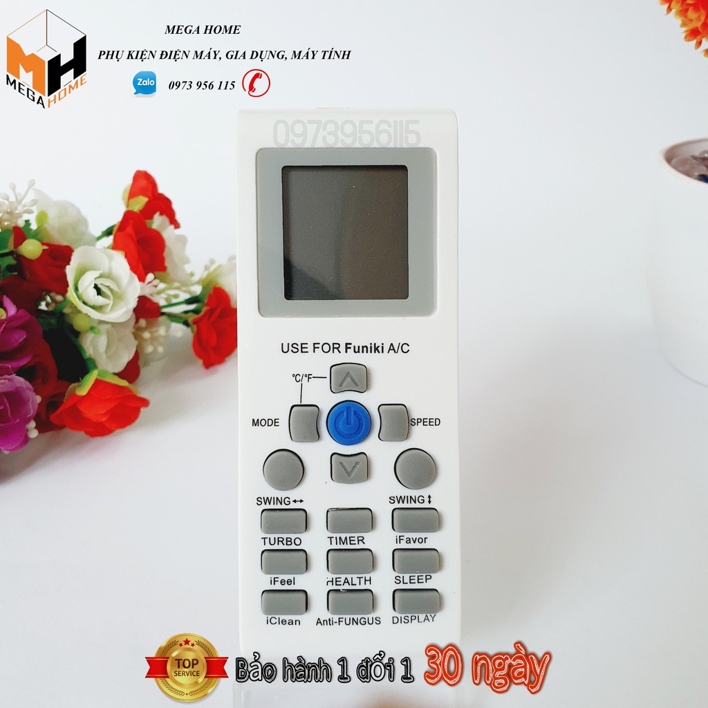 Điều khiển điều hòa FUNIKI - Remote máy lạnh Funiki hàng loại 1 bảo hành đổi trả 30 ngày