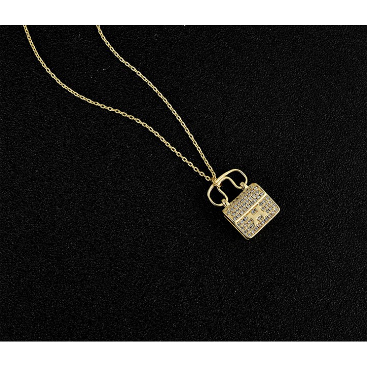 Dây chuyền nữ titan hình túi xách sang trọng, đẳng cấp, bền màu, hợp thời trang