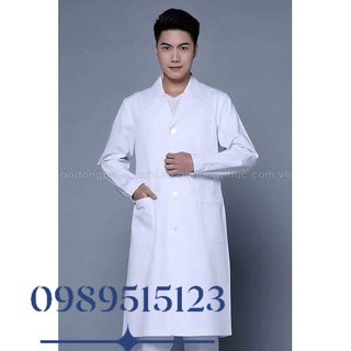 Áo blouse bác sĩ cho nam, nữ - tay dài