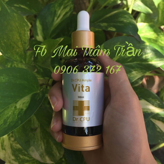 Serum Vitac Dr. Cpu dưỡng trắng, mờ thâm sạm