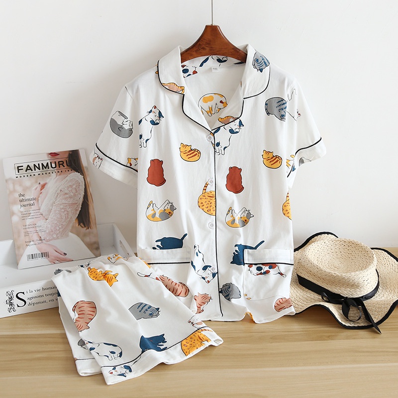 Đồ Ngủ Nữ Pijama Chất Liệu Cao Cấp Thoáng Mát Mềm Mịn Họa Tiết Đẹp Hot Nhất