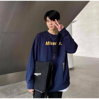 ÁO SWEATER MISSOUT LOGO MST