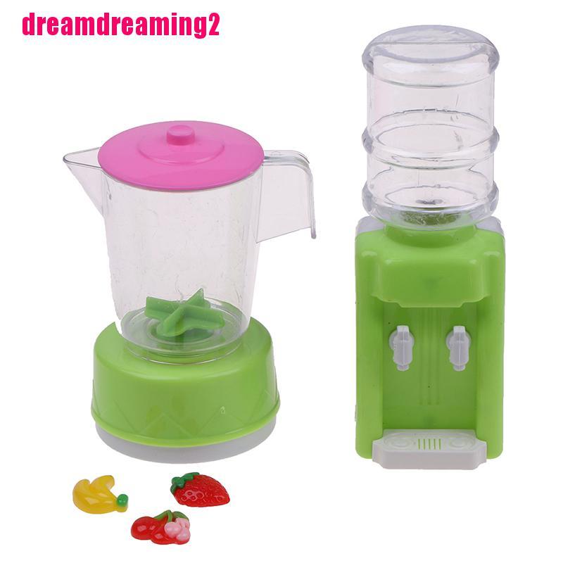 Bộ Bình Nước Ép Trái Cây Mini Cho Nhà Búp Bê