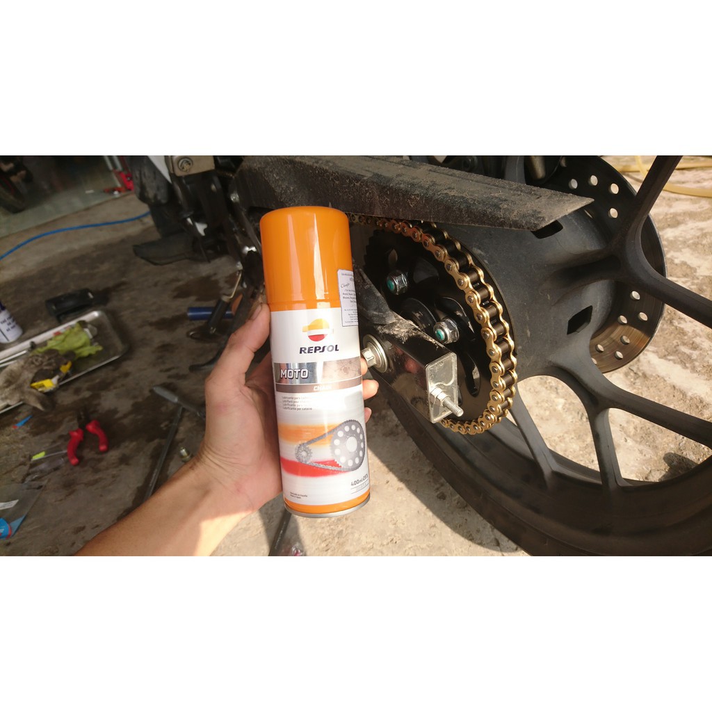 [Mua 1 Tặng 1]Chai Xịt Dưỡng Sên RepSol Dành Cho Xe Sên Trần 400 ML - Tặng Bàn Chà Vệ Sinh Sên Cao Cấp