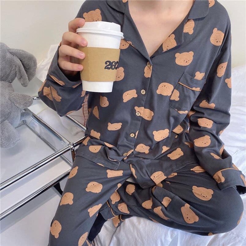 Đồ Bộ Pijama - Pizama dài tay - Bộ kate  dài tay mềm mịn thoáng mát  [FREE SHIP] hot hot hot | BigBuy360 - bigbuy360.vn