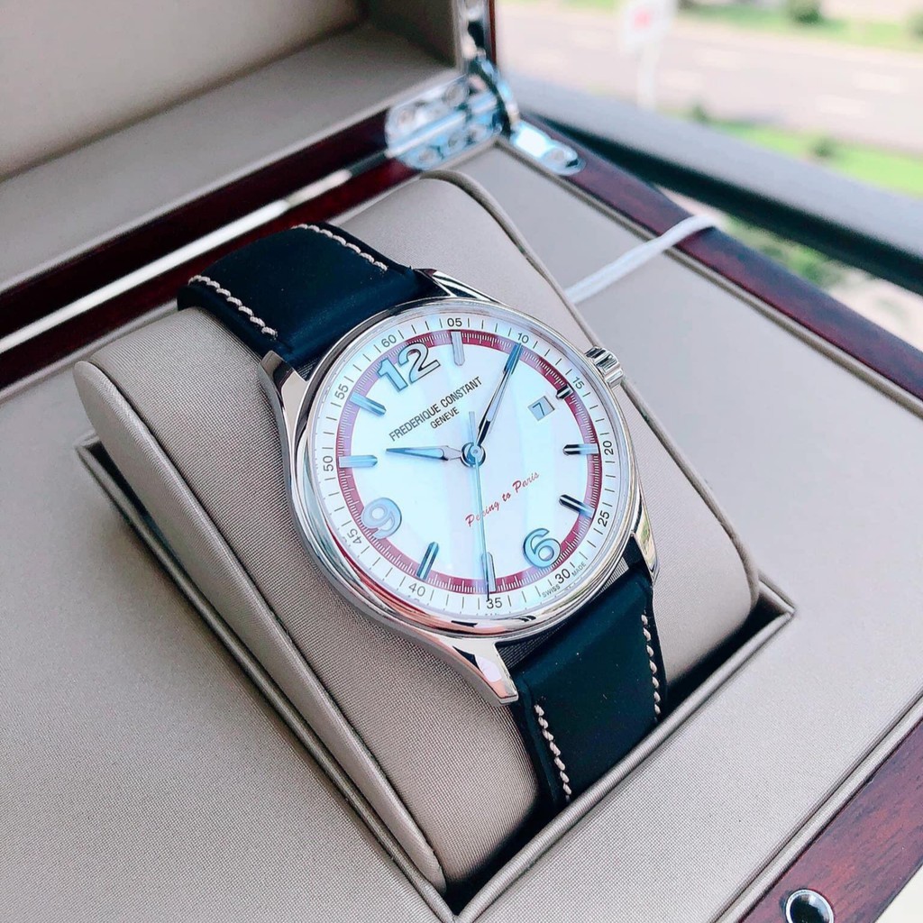 Đồng hồ Nam chính hãng Frederique Constant Peking to Paris Automatic FC-303WBRP5B6-Máy cơ tự động-Dây da-Size 40mm