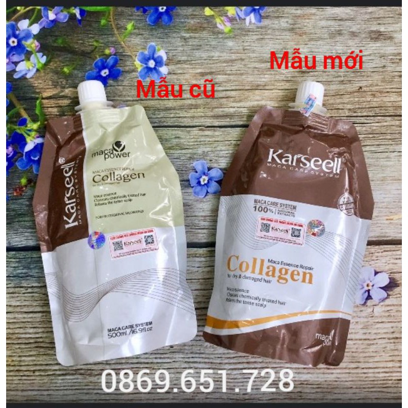 Dầu Hấp Ủ Tóc Collagen Karseell Maca 500 ml