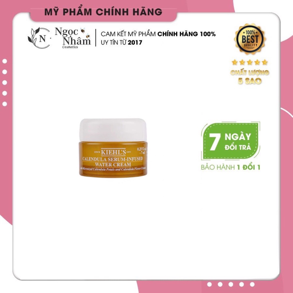 Kem dưỡng Kiehls Calendula Serum-Infused Water Cream mini