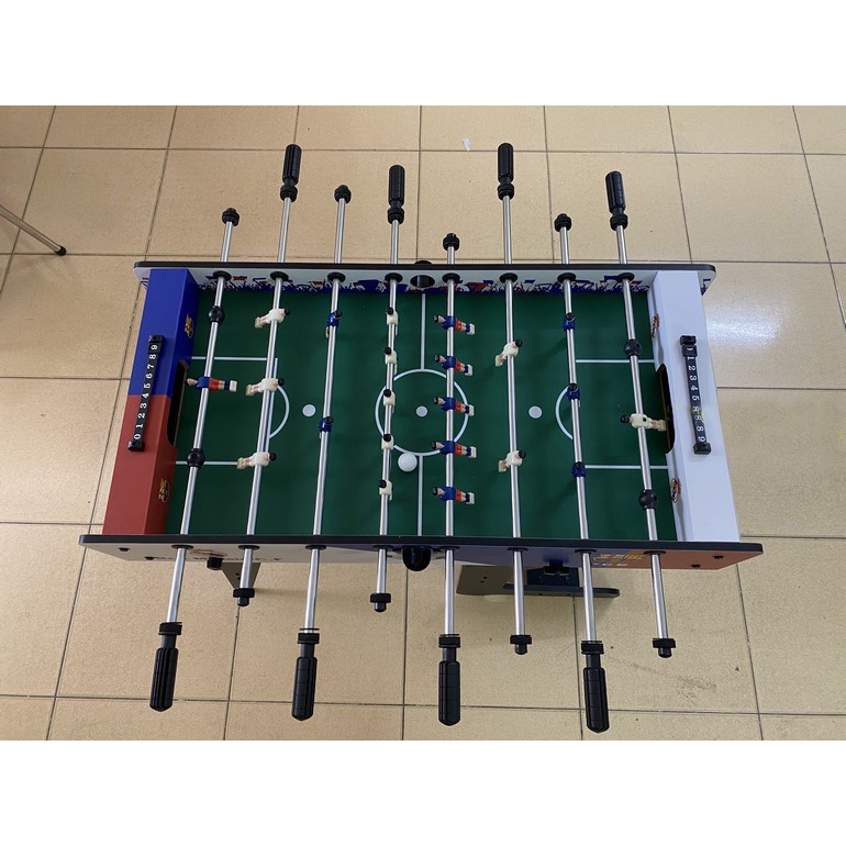 Bàn Bi Lắc Bóng Đá Cỡ Lớn 1,4m Indoor Colorful Chuẩn Thi Đấu, Banh Bàn Foosball 1m4 Gia Đình Văn Phòng Hanana