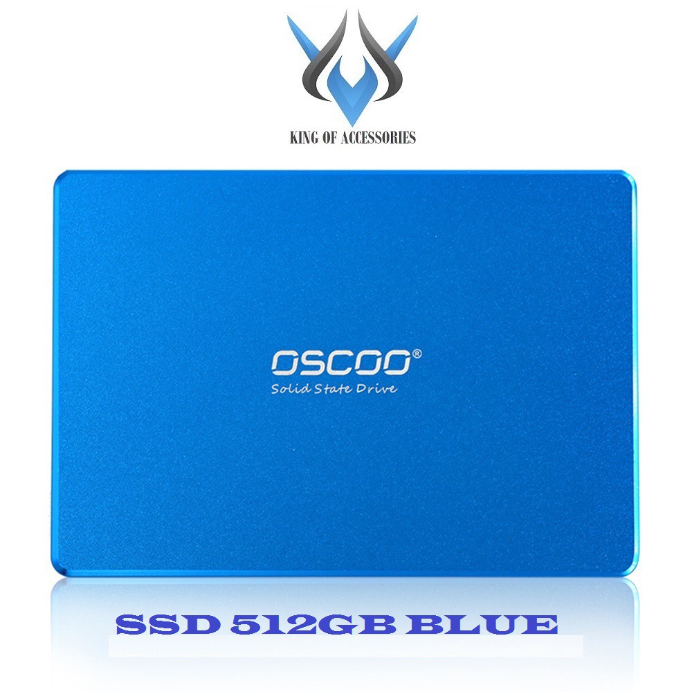 Ổ cứng SSD OSCOO 512GB SATA III 2.5 inch - đọc 550MB/s / ghi 530MB/s (Blue)