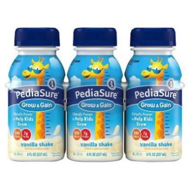 (Có đủ vị)Thùng 24 chai Sữa Pediasure nước Vani DHA, Dâu DHA, Fiber 237ml Mỹ (Có mix đủ vị)  Date mới