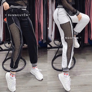 Quần tập jogger lưới nữ cao cấp