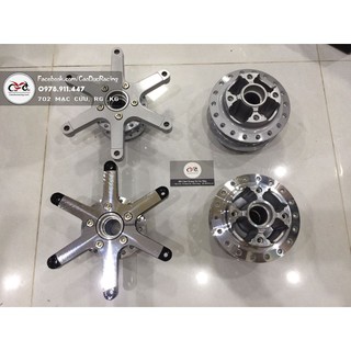 Đùm SYS Sonic 150 sơn bạc và mạ crom luôn lòng đĩa