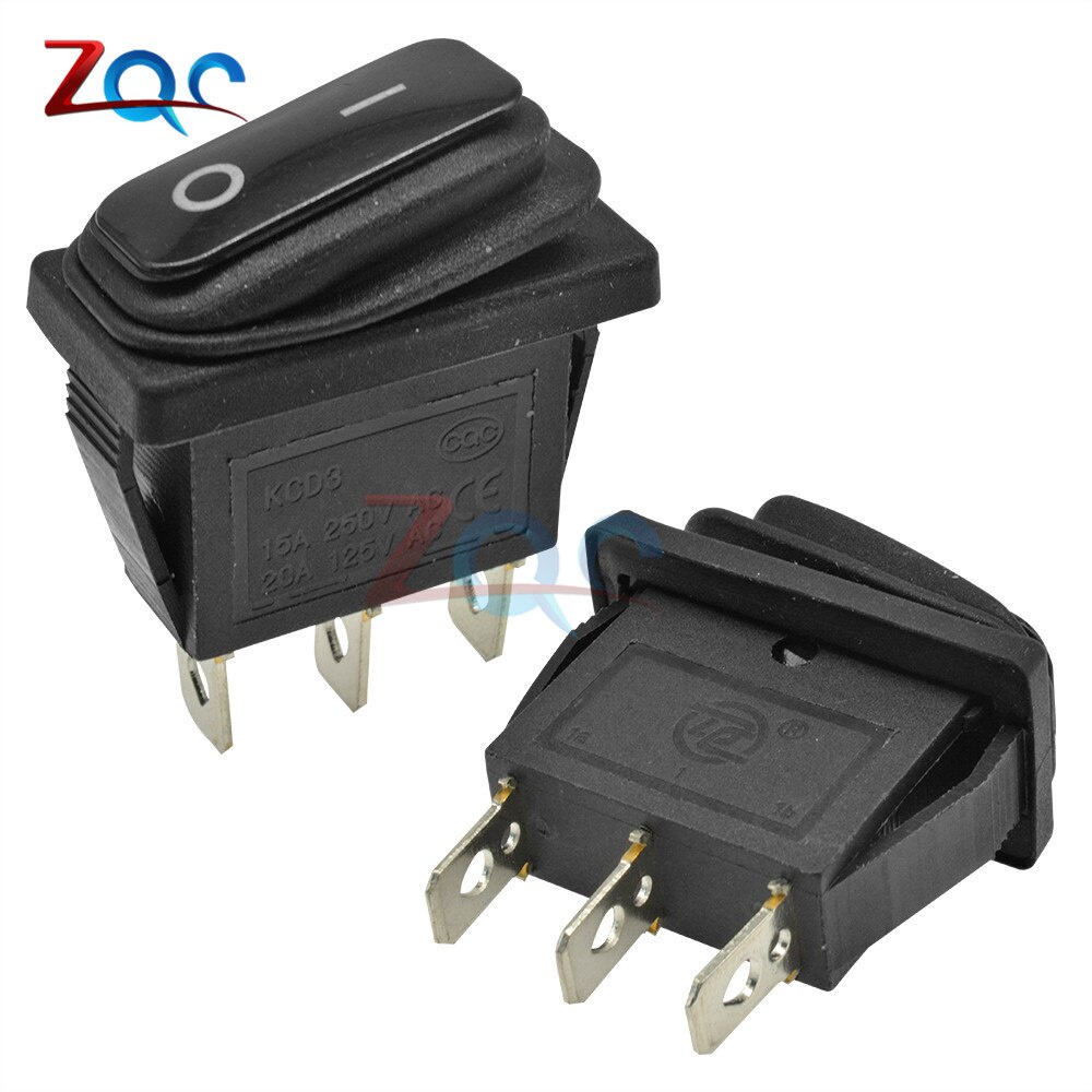 Công Tắc Nút Nhấn 15a / 250v 16a / 250v 3 / 4 / 6 Pin Chống Thấm Nước Có Đèn Led Cho Tàu Thuyền / Xe Hơi