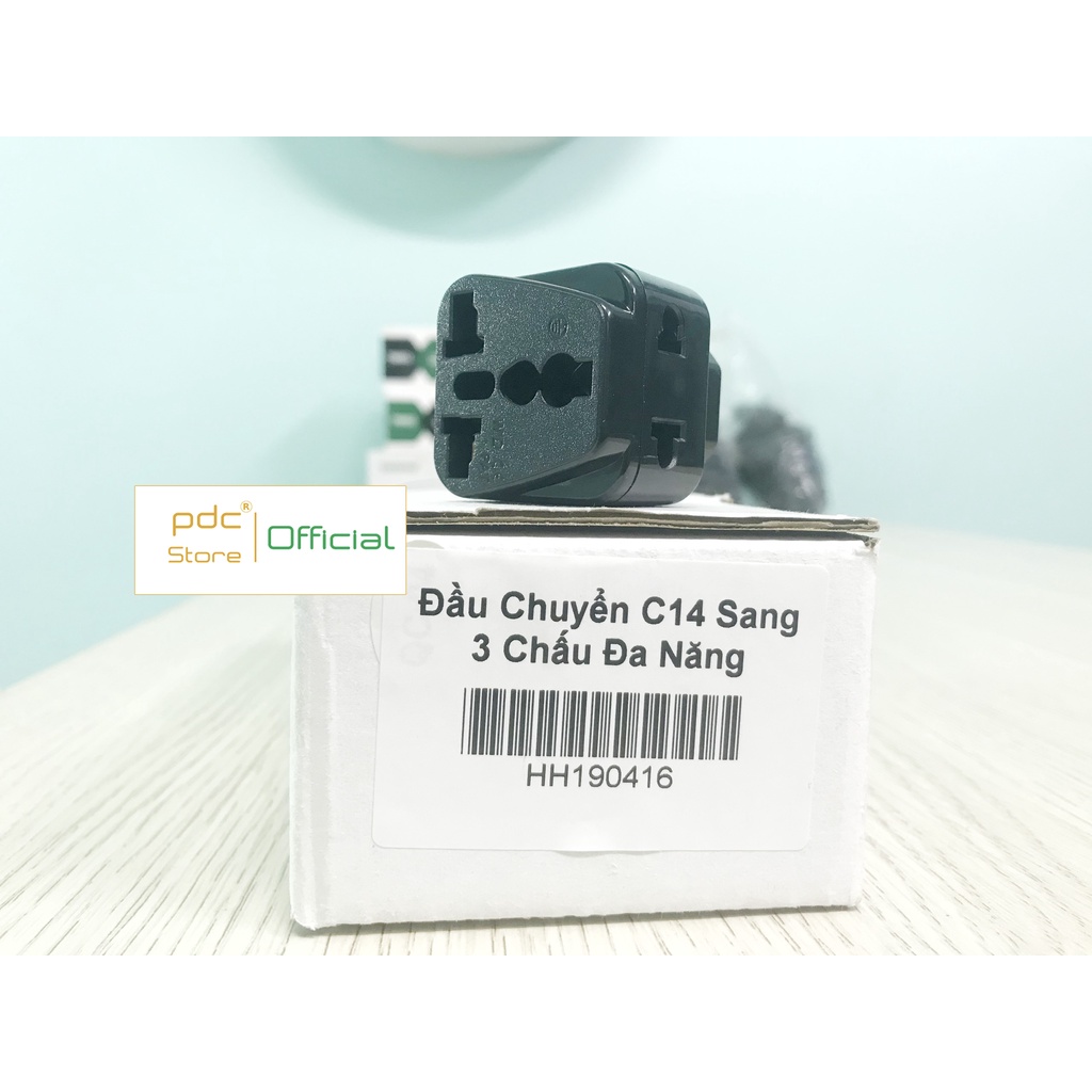 Đầu Phích Chuyển C14-3 Chấu 10A 250V IEC320-C14 Sử Dụng Cho UPS PDU