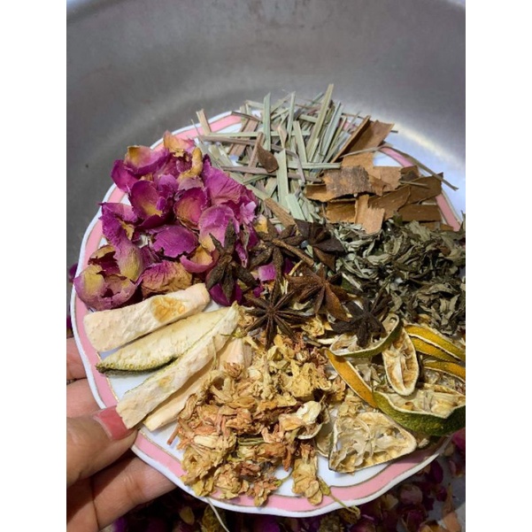 XÔNG MẶT THẢO DƯỢC HANDMADE GIẢM MỤN NÁM ,ĐẸP DA