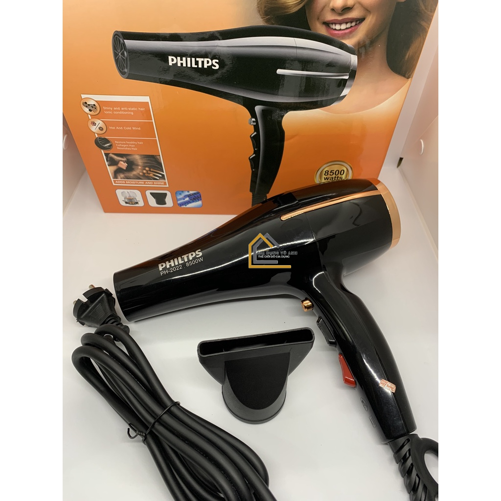 Máy sấy tóc , máy sấy tóc công suất lớn 2 chiều nóng lạnh PHILTPS 2022 8500W tặng kèm đầu thổi bảo hành 6 tháng