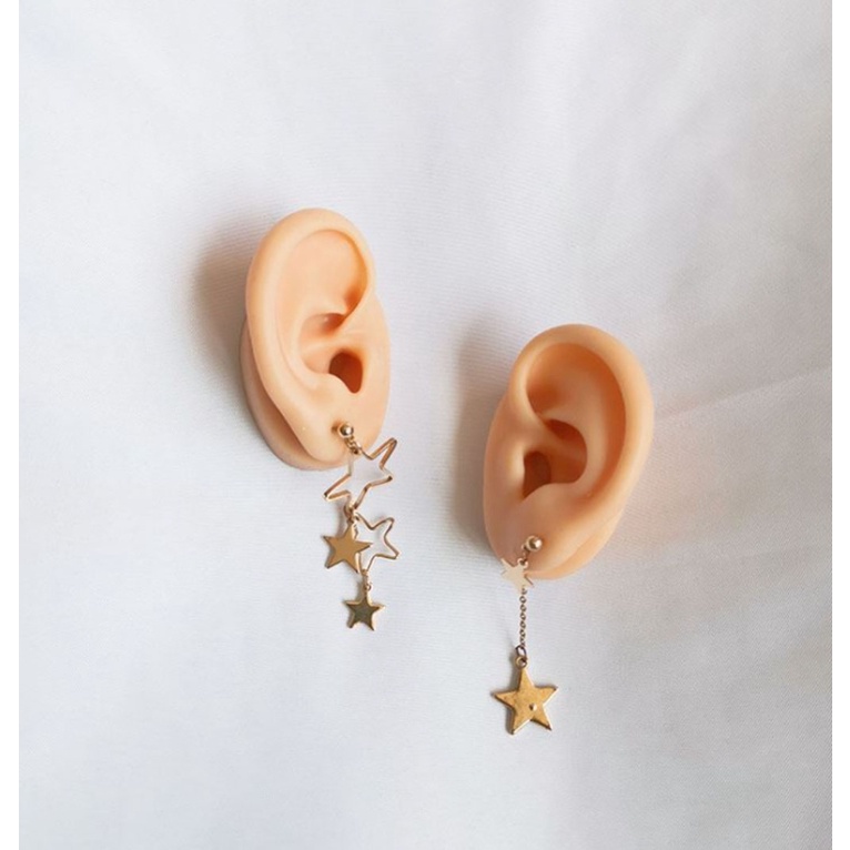 Mô Hình Silicone Dùng Thực Hành Xỏ Khuyên Tai Tỉ Lệ 1: 1