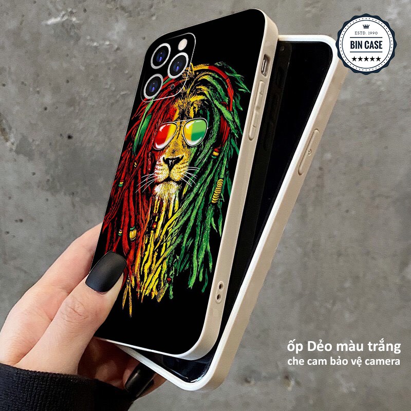 🔥Ốp iPhone X XS Hay Ho In Hình Sư Tử Rasta 🔥Ốp BOB MARLEY Đẹp iphone 13 12 11 Pro Max 6s 6 7 8 Plus X Xr Xs Max DOCLA019