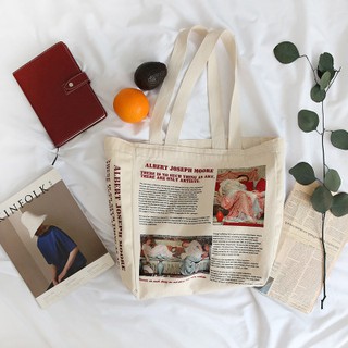 Túi Vải tote nữ Túi In danh hoạ Joseph Moore thời trang HOT 2022-TV074