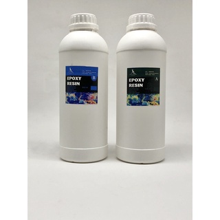 Keo epoxy-resin đổ khối 15cm siêu trong 2kg