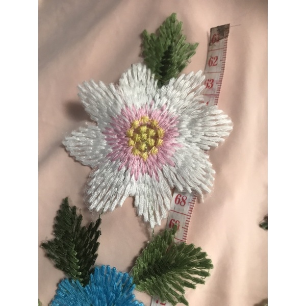 Set 2 bông hoa thêu Bh88