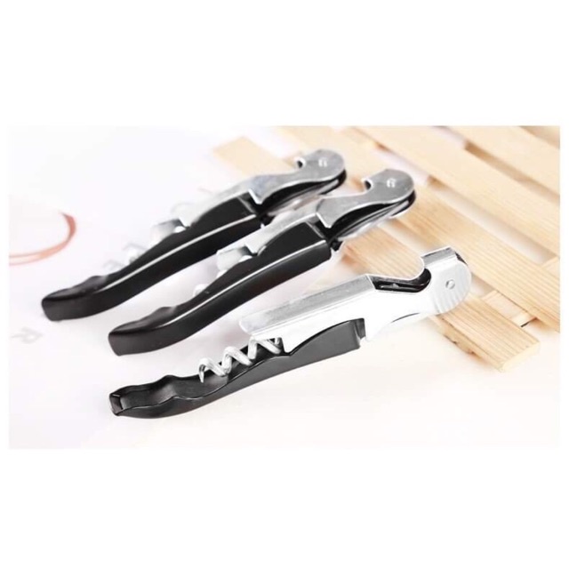Bộ Dụng Cụ Khui Mở Rượu Vang Lucaris Kèm Nút Quản Cao Cấp, Chất Liệu Hợp Kim Siêu Bền - LCMR