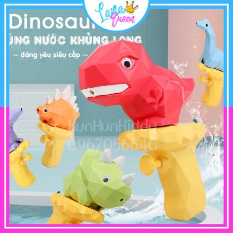Súng nước đồ chơi cho bé - Súng nước khủng long - LANA QUEEN
