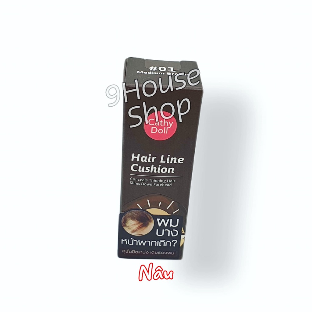 01 Phấn Che Khuyết Điểm Tóc Hair Line Cushion Cathy Doll (Bút Chấm Hói) Thái Lan 2gram
